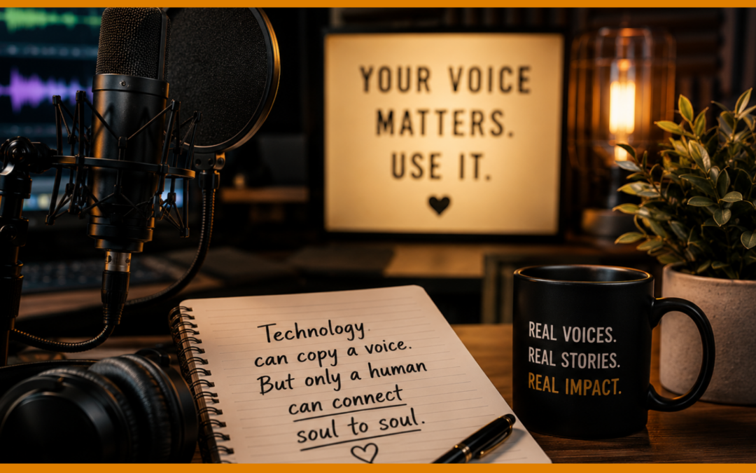 AI Can Copy a Voice. But Can It Make You Feel Something? Why Authentic Voices Matter More Than Ever